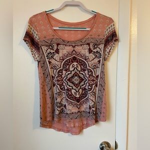 Lucky Brand Women's Persian Carpet Tee